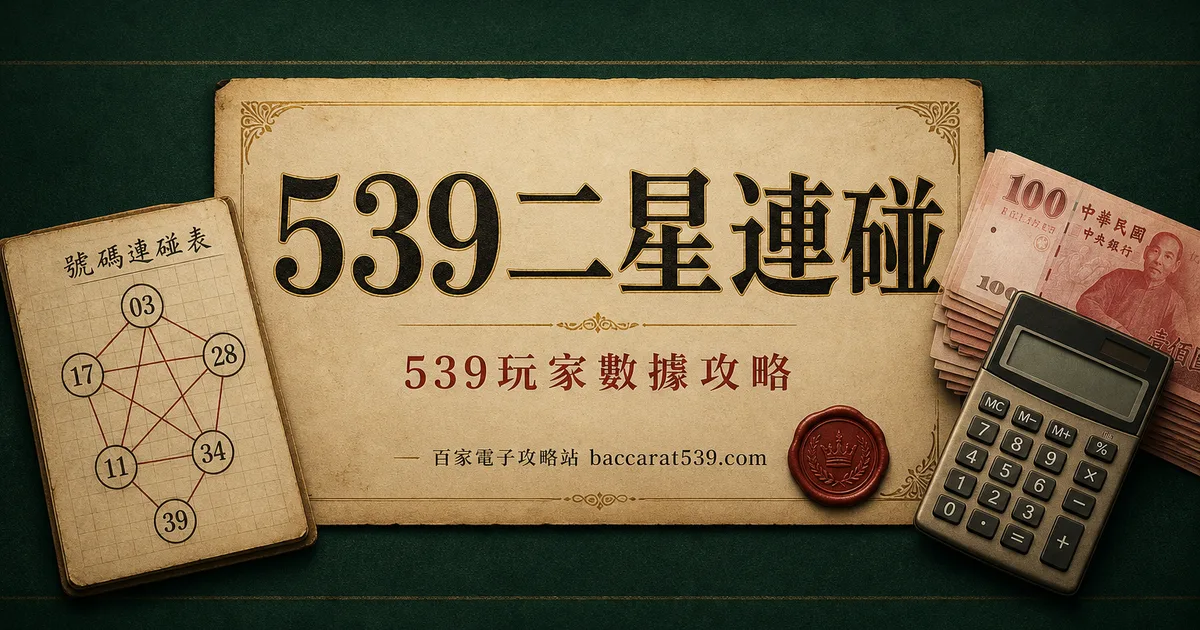 539二星連碰怎麼玩?組合表、成本試算、賠率行情全拆