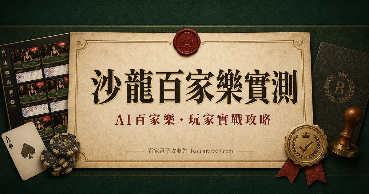 沙龍百家樂實測：沒有爆點，就是它的賣點