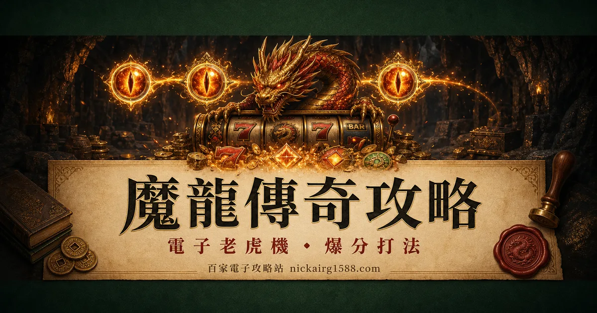 魔龍傳奇老虎機攻略:魔龍之眼、連消倍數、GR跟RSG版一次講透