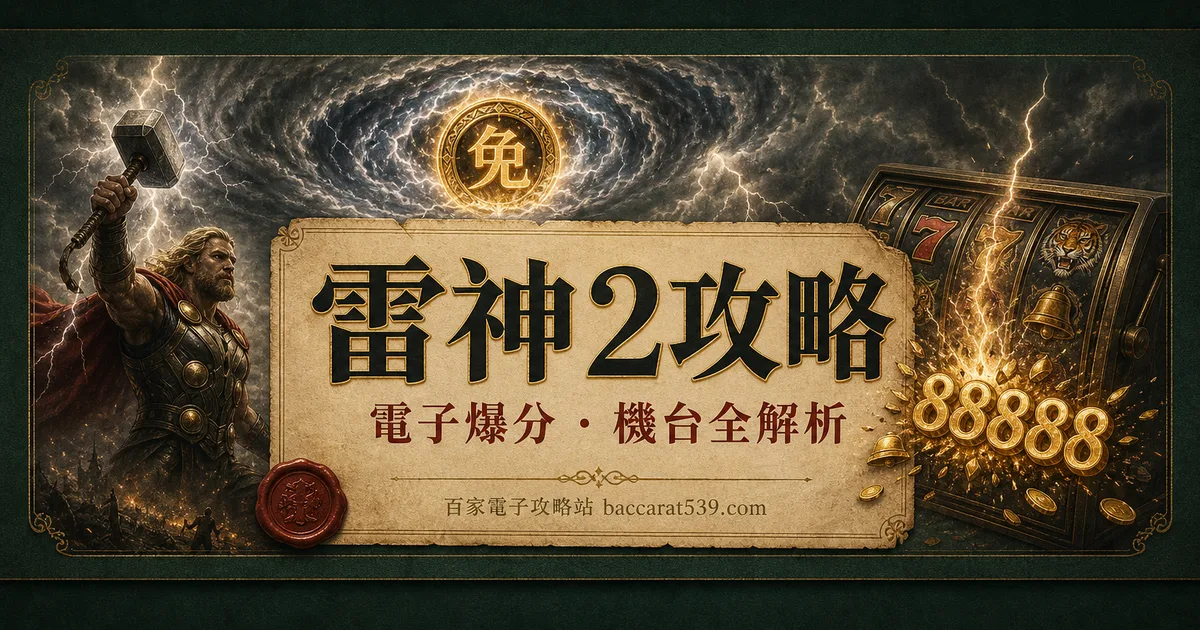 雷神2（雷神之鎚2雷霆風暴）攻略：超級免遊、倍數加總一次講透
