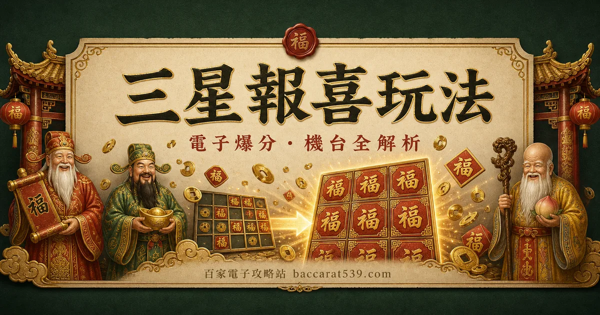 三星報喜玩法：關卡升級盤、福神大獎、16600倍解析